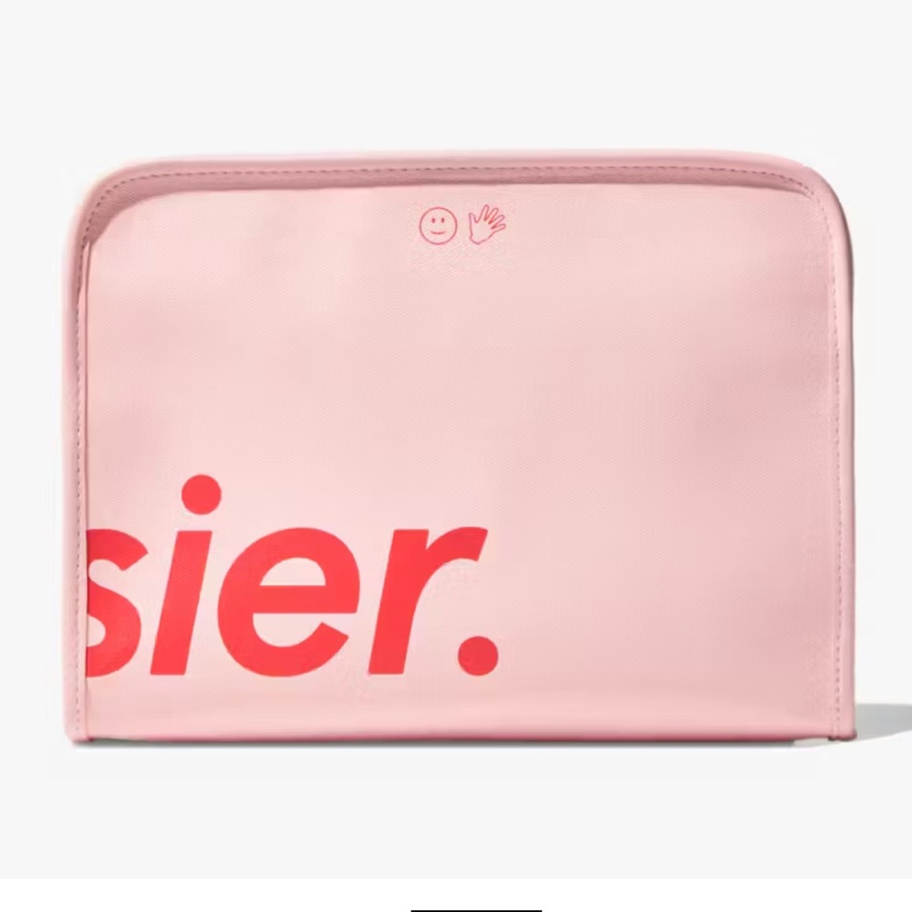Glossier beauty bag